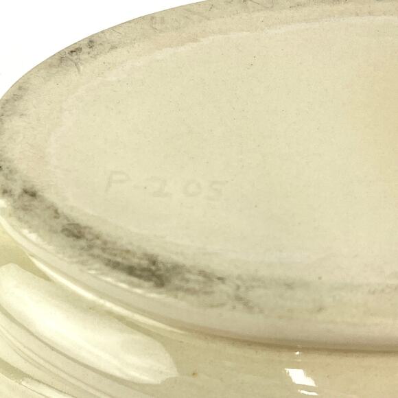 Vintage Neoclassical Cream Glazed Pottery Planter - Picture 6 of 7